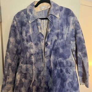 Marni unique tie-dyed trench coat sz44